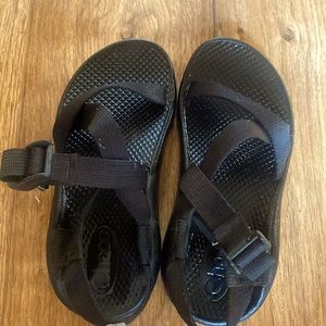 Brand new Chacos. Good river shoes. Black. Very sturdy. Size 2.